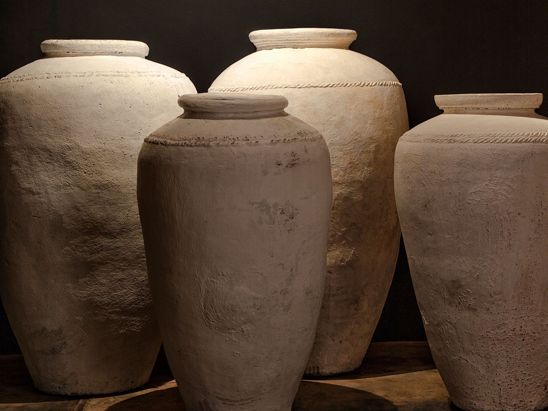 Круглый терракотовый садовый горшок ручной работы Vical Home MIMETIZ ARCH-00113217 - Вид №4