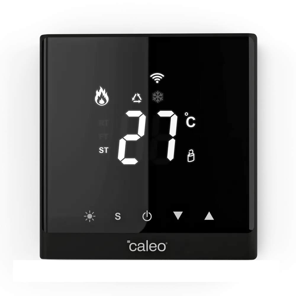 Терморегулятор для теплого пола Caleo C732 электронный программируемый цвет черный STLM-2202415
