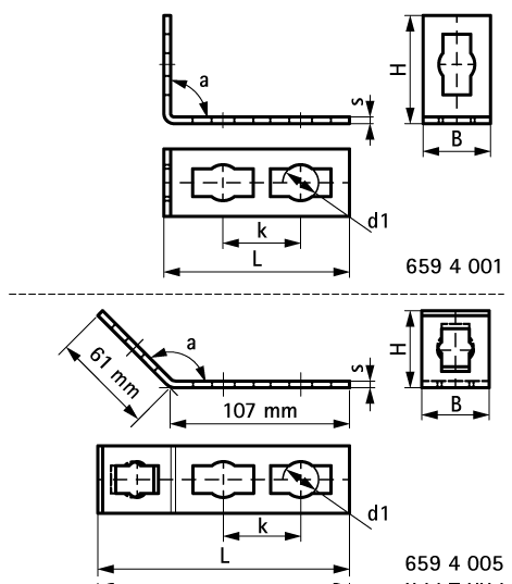 6594005 Монтажные профиля BIS PushStrut Соединитель Плоский для облегчённого монтажа сложных конструкций из профиля WALRAVEN  - Вид №1
