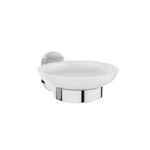 Lemer Sava — подвесная керамическая мыльница белый/хром 89384416