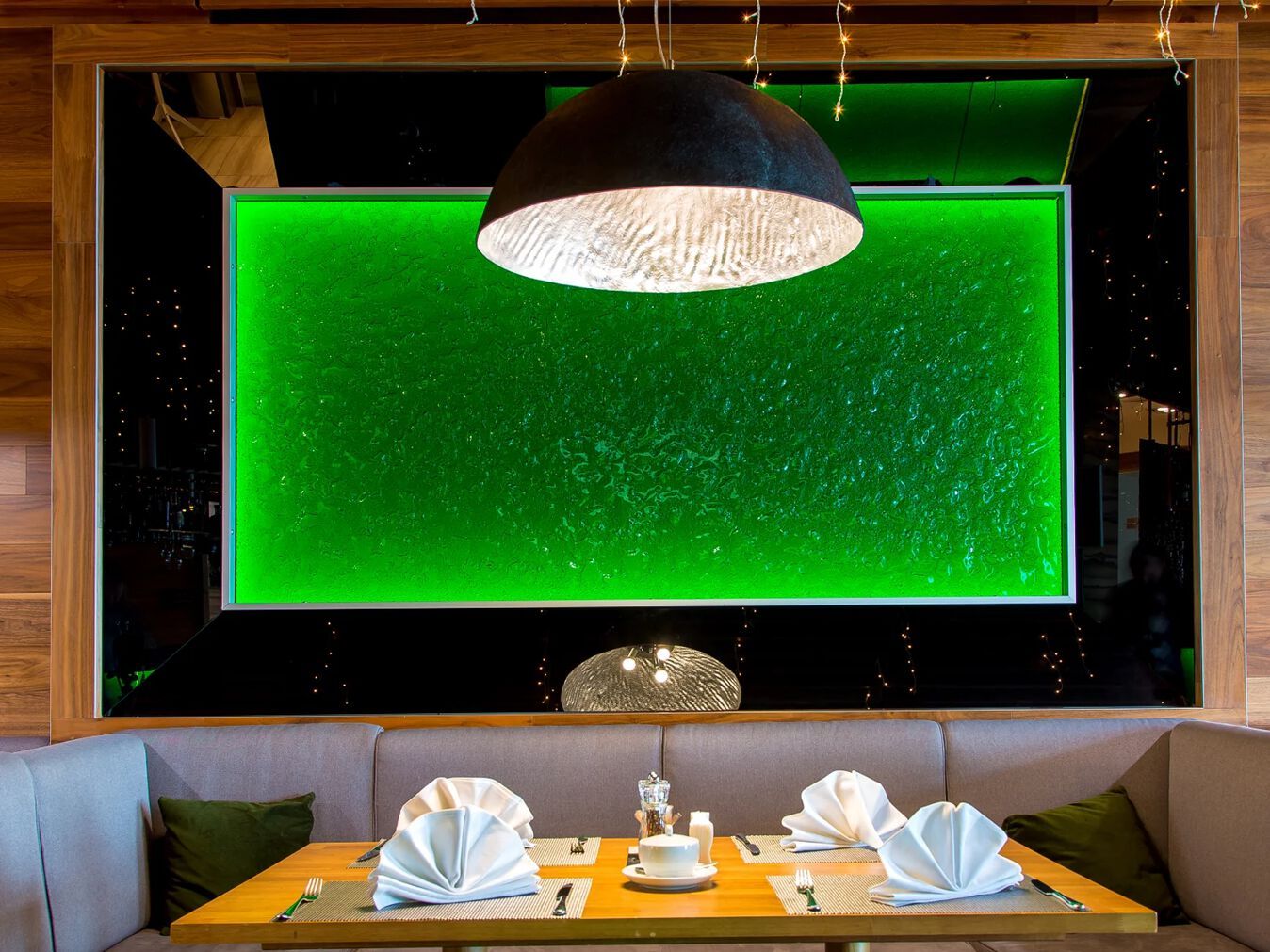 Светящаяся декоративная стеклянная панель PlusObject FLORA ARCH-00073009