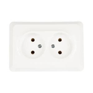 SYSTEME ELECTRIC Этюд - Двойная розетка для современного интерьера 18036546