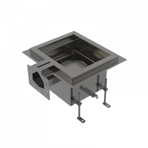 Промышленный сливной трап с щелевым выпуском из нержавеющей стали AISI 316L