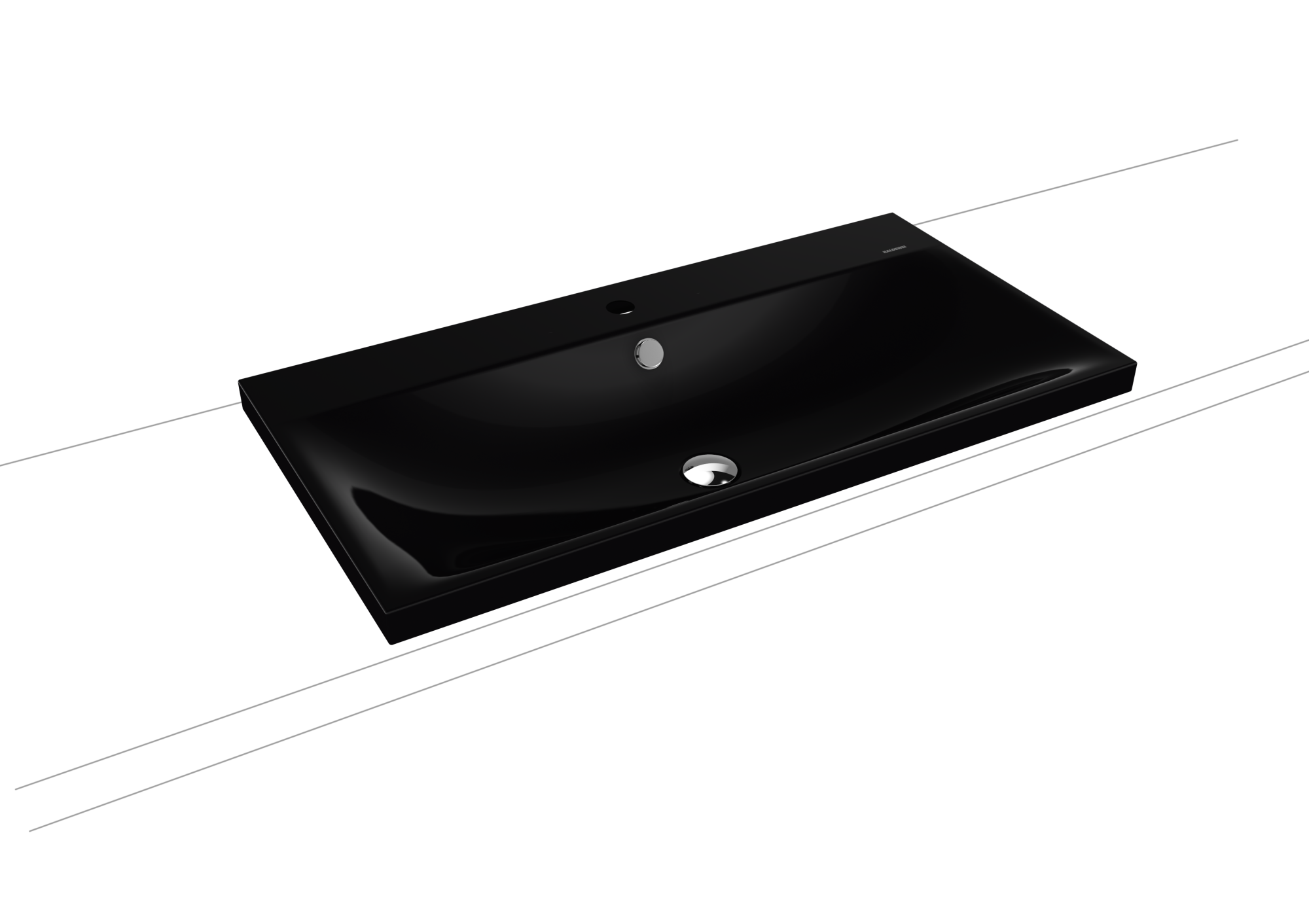 Умывальник KALDEWEI Сталь эмалированная 3041 178 черный 30413319178