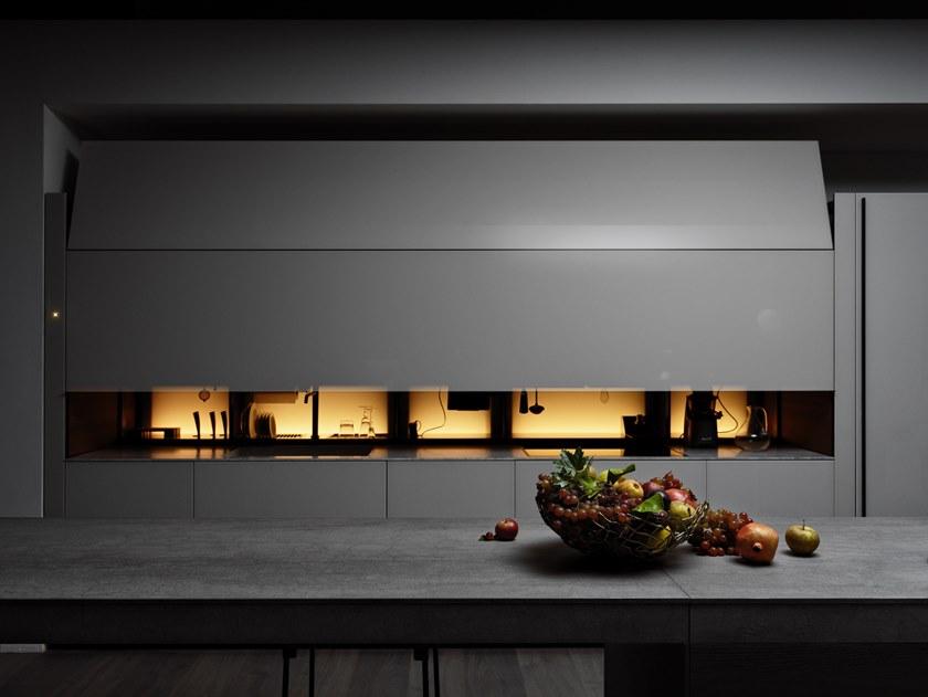 VALCUCINE Стеклянная кухня без ручек sun-id-1432329 - Вид №2