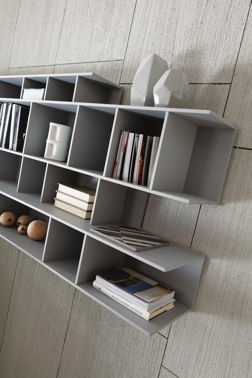 Ozzio Italia Модульный стенной книжный шкаф  X026  - Вид №15