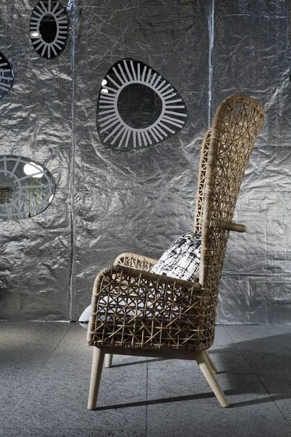 Gervasoni Кресло Bergere из ротанга Inout sun-id-1366926 - Вид №3