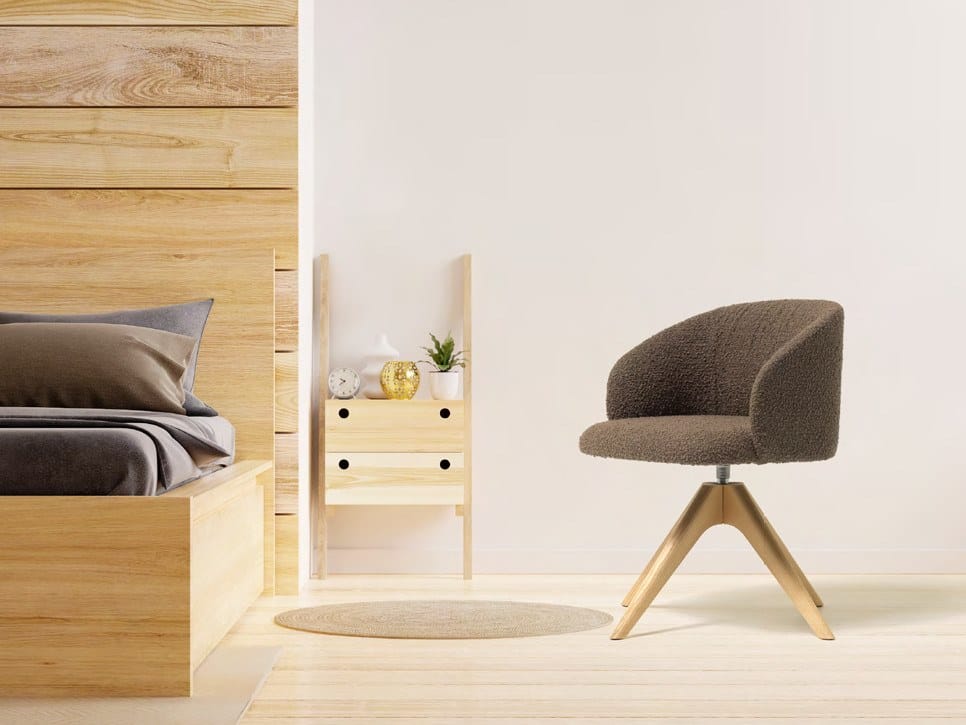 Вращающееся кресло на сиденье из ткани Diemme Loft Community ARCH-00136896 - Вид №1