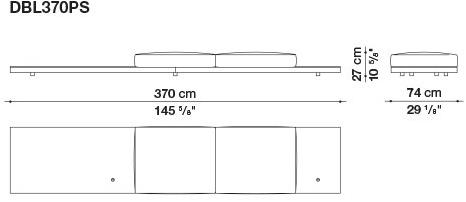 B&B Italia Кожаный диван Dock sun-id-1441060 - Вид №16