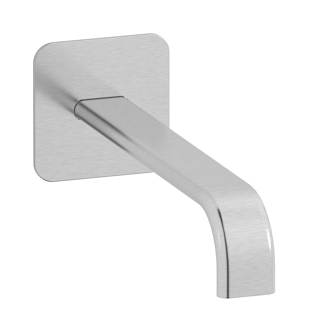 Длинный настенный излив для ванны WE ARE IB sb200ss Brushed Nickel Superbox 