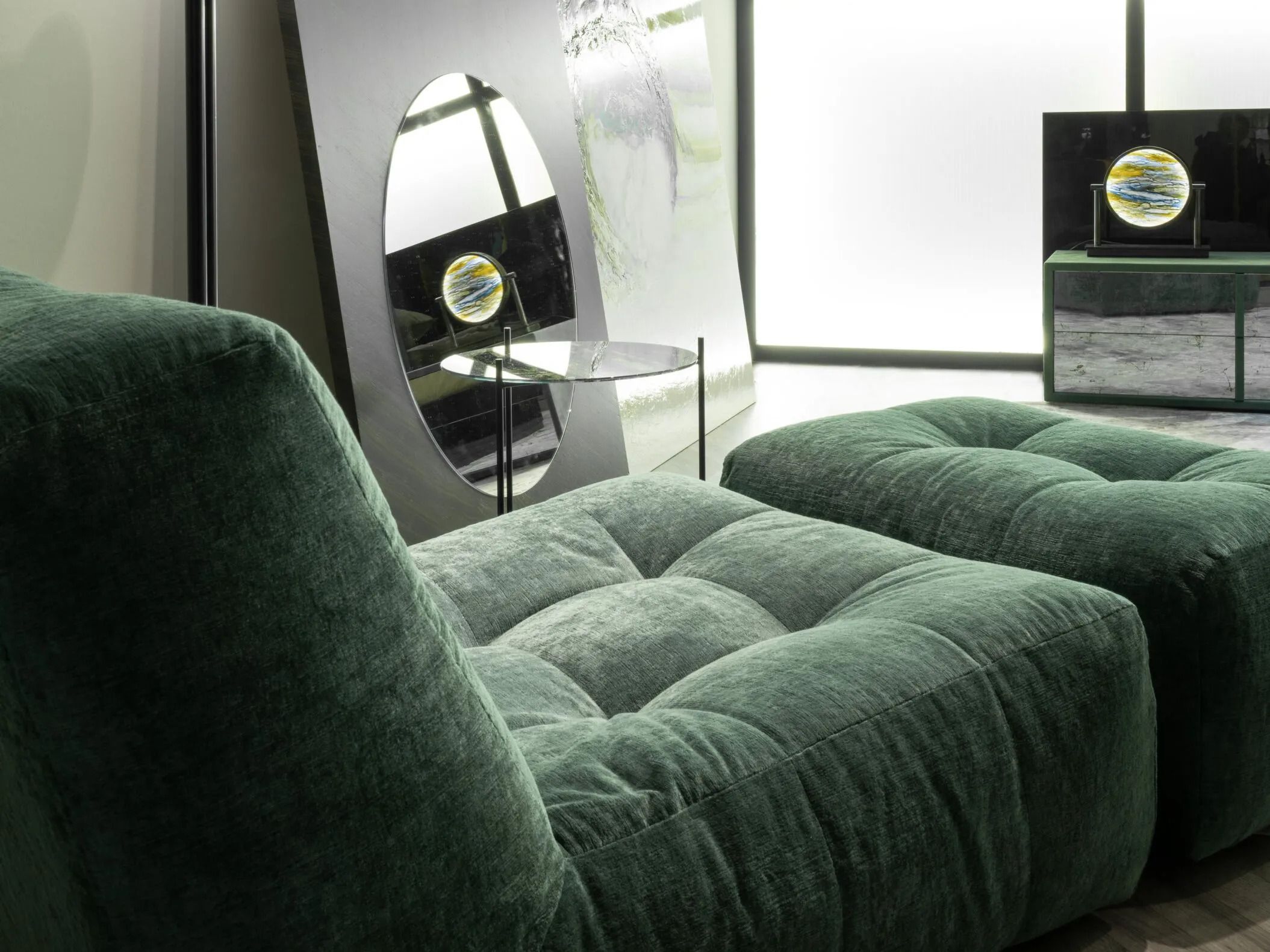 Прямоугольный пуф из ткани RIVATELIER Черепаха ARCH-00053991