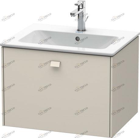 BR400109191 Brioso Тумбочка подвесная Серо-коричневый декор Duravit