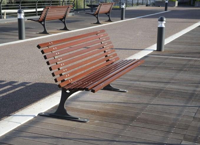 Neri Деревянная скамейка со спинкой Gilia 2147  - Вид №10