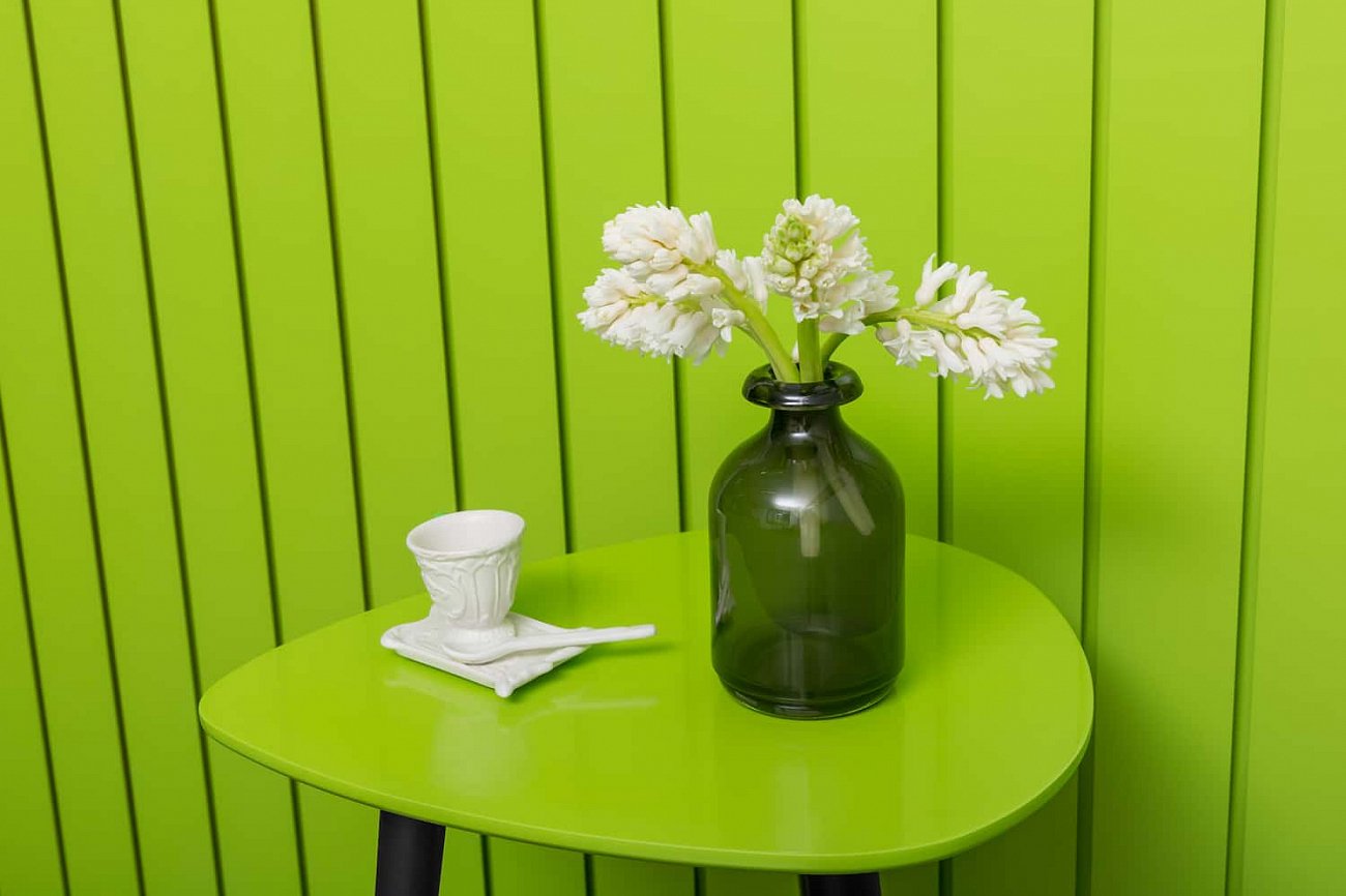 Кофейный столик с черными ножками темно-серый "Капля" WOODI  00-3966505 Серый  - Вид №18