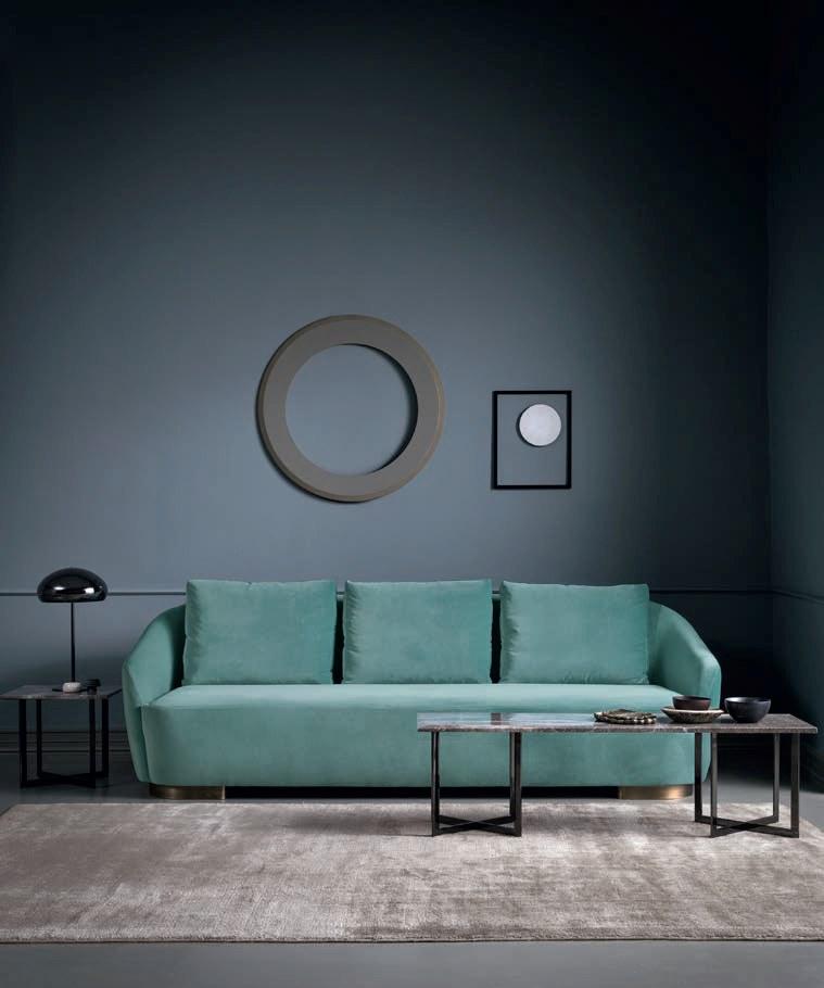 Bodema Квадратный мраморный журнальный столик Blunt Blu000 - Вид №2