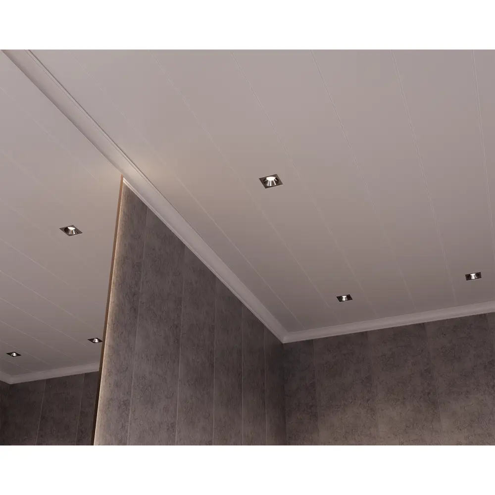 Стеновая панель ПВХ белый матовый 3000x250x5 мм 0.75 м² VENTA STLM-2177455 - Вид №2