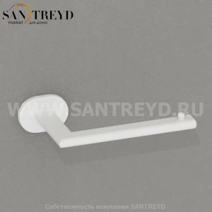 922430 Держатель туалетной бумаги, цвет Белый бархат Kerasan Nolita Италия