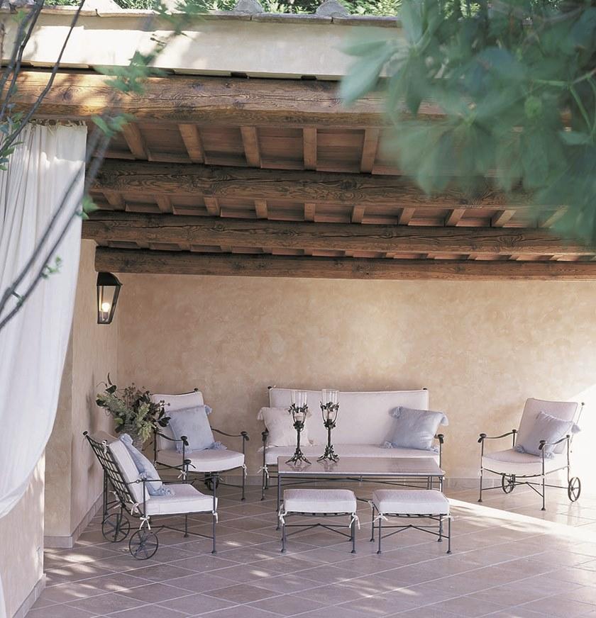 OFFICINACIANI Прямоугольный садовый журнальный столик из каррарского мрамора Intreccio Gf4004tab  - Вид №3