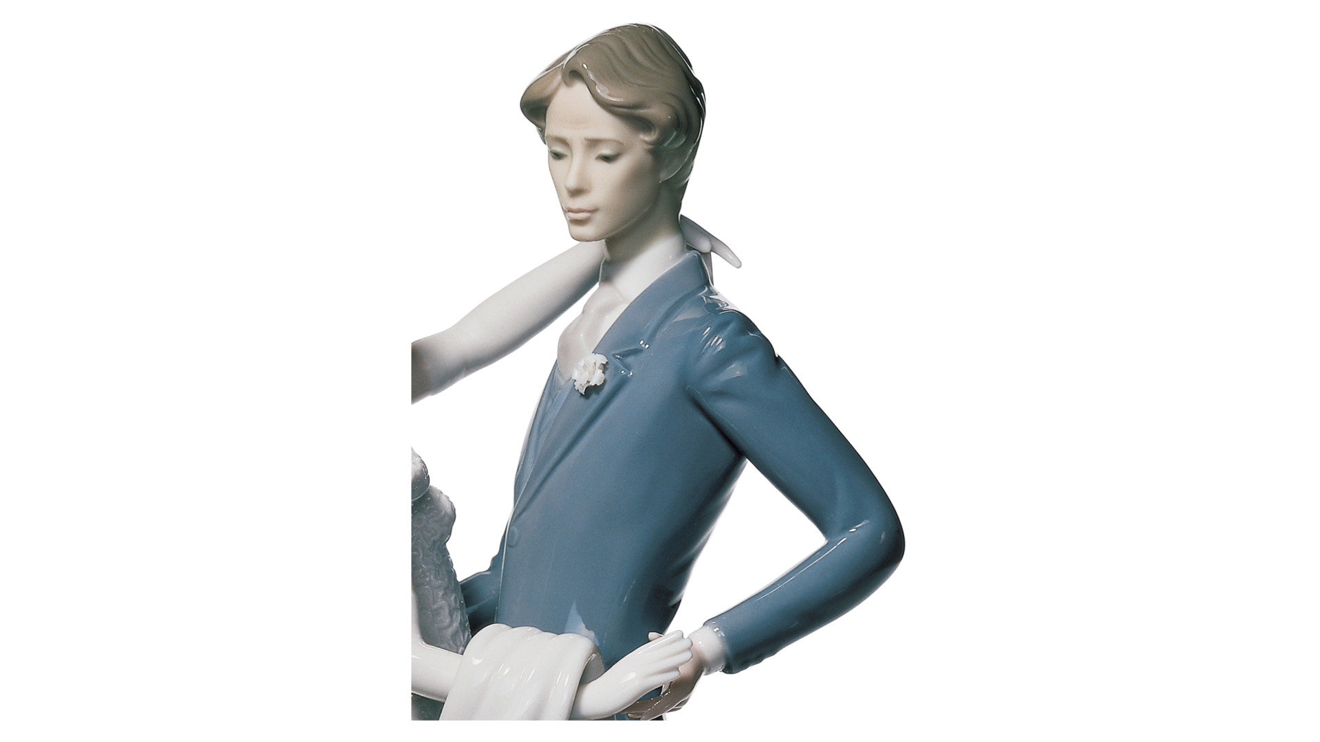 10668957 LLADRO Фигурка Lladro "Люблю - танец новобрачных" 16x37см Фарфор Lladró  - Вид №3