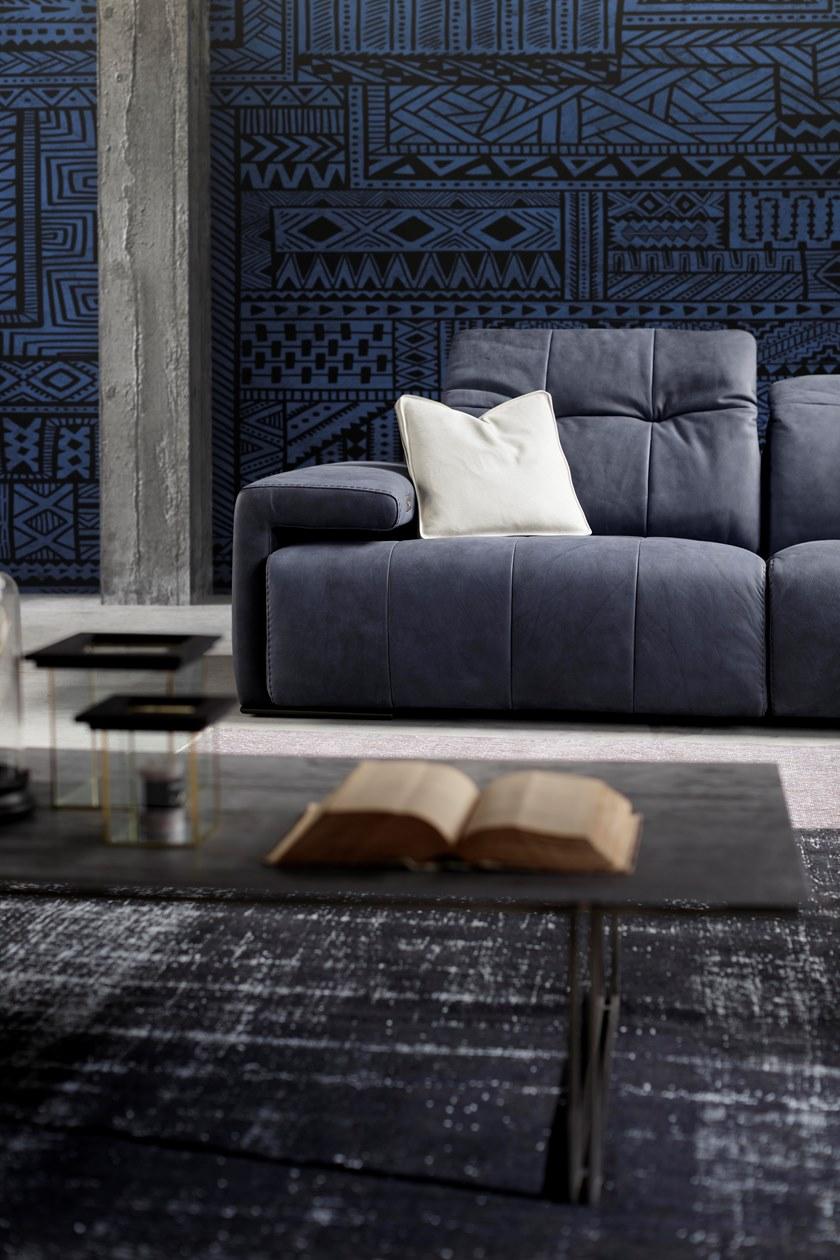 Rossini Sofas Секционный раскладывающийся кожаный диван sun-id-1358523 - Вид №9