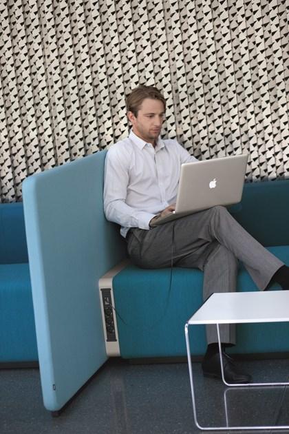 BENE Тканевая скамья с разъемом USB Parcs sun-id-1475115 - Вид №8