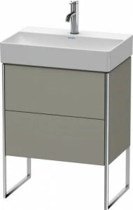 XS445309292 XSquare Тумбочка напольная компакт Каменно-серый шелковисто-матовый лак