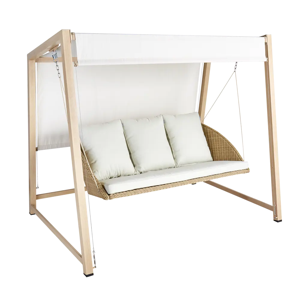 Naterial Medena — садовые качели для троих с навесом и мягкими подушками 84855717 STLM-0964069 - Вид №3