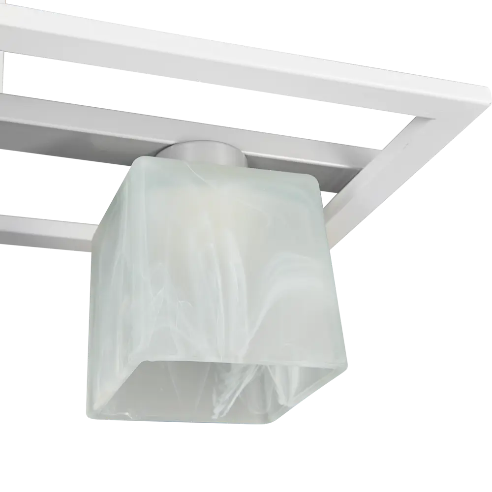 Люстра потолочная Модерн КС30092/3C, 3 лампы, 9 м², цвет белый КЛЮЧНИК STLM-2112244 - Вид №5