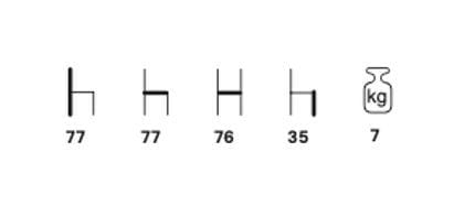 Алюминиевый стул с порошковым покрытием с подлокотниками DRIGANI Bubble ARCH-00127070 - Вид №4