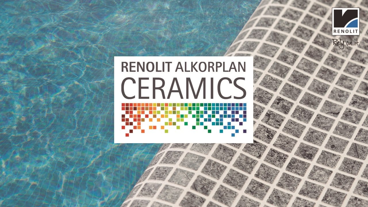 Армированный брезент для покрытия бассейнов RENOLIT ALKORPLAN CERAMICS ARCH-00109963 - Вид №1