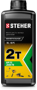 91163950 Масло минеральное для 2-тактных двигателей 2T-M 1 л 76001-1 STLM-0505535 STEHER