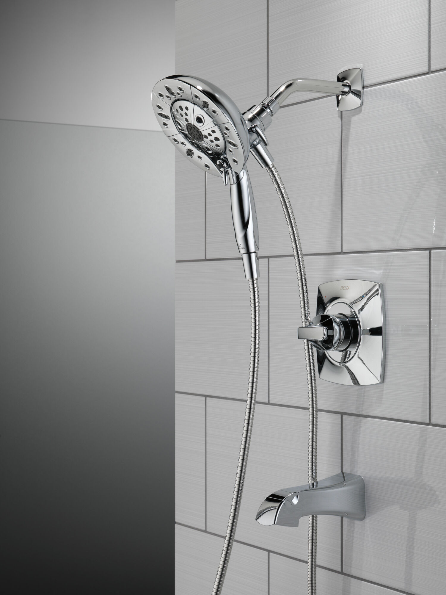 144789-I Монитор (R) для ванны и душа серии 14 с душем In2ition (R) - два в одном Delta Faucet Vesna Хром  - Вид №19