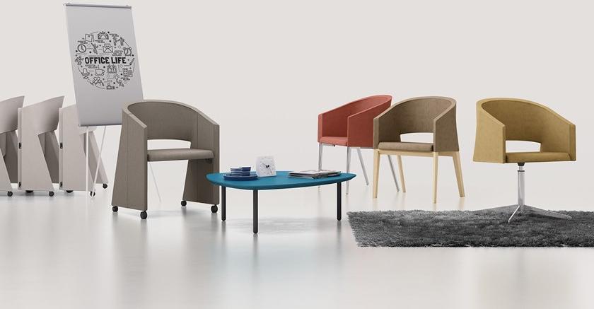 Leyform Складное кресло для конференций из ткани с подлокотниками Reef sun-id-1451857 - Вид №5