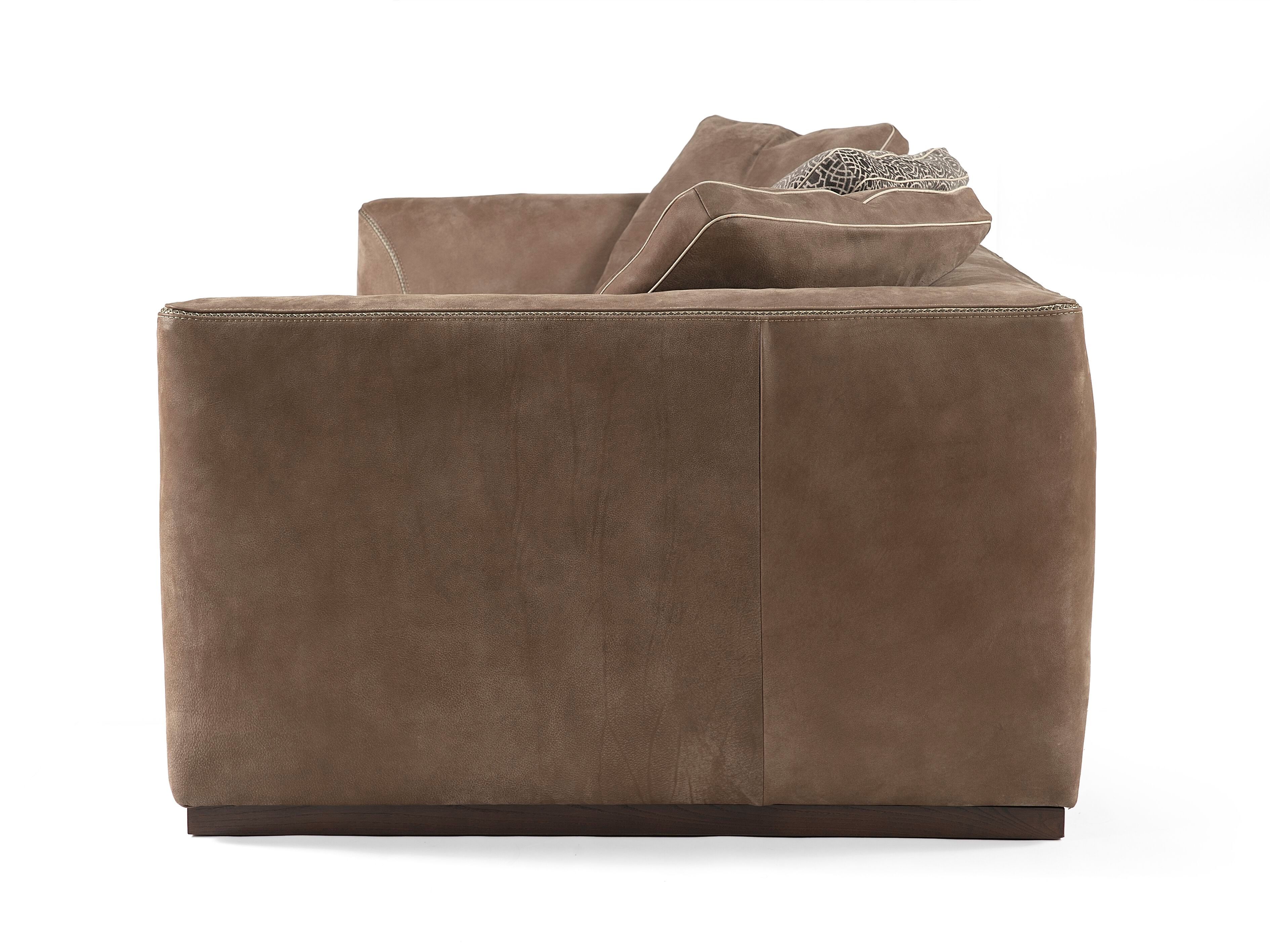 Секционный кожаный диван Borzalino Franklin ARCH-00092335 - Вид №1