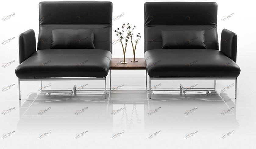 brühl 2-местный регулируемый кожаный диван Roro sun-id-1346061