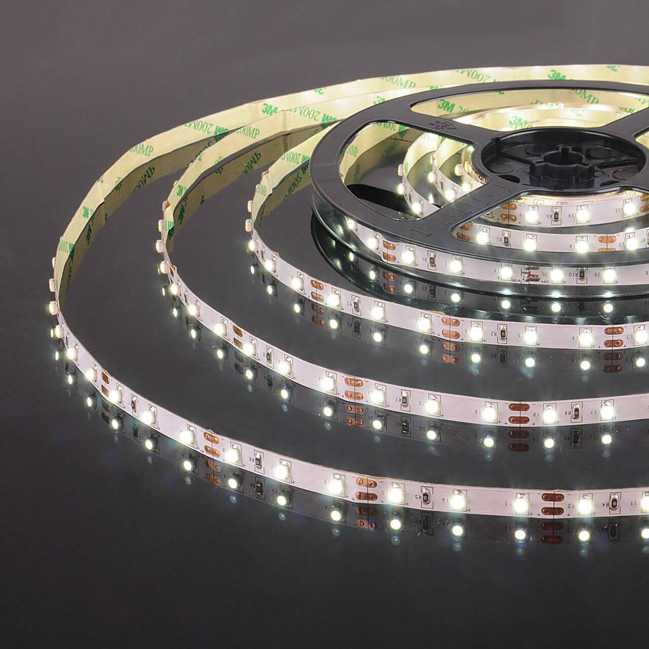 4690389124136 Светодиодная лента 4,8W/m 60LED/m SMD белый 5M a040993 Elektrostandard 2835