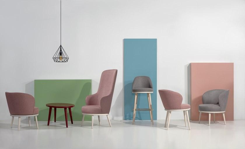 Fenabel Кресло из ткани с высокой спинкой Audrey sun-id-1493216 - Вид №1