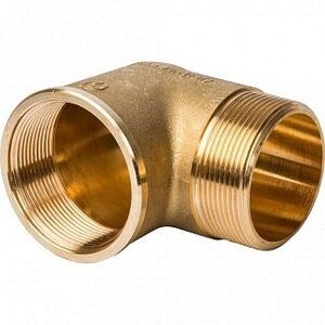 Угольник ВН 2" латунь STOUT