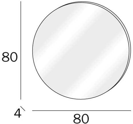 INDA® Круглое настенное зеркало для ванной sun-id-1361613 - Вид №2