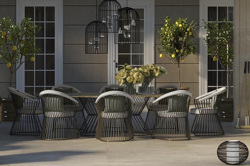 Samuele Mazza Outdoor Овальный садовый стол Yucca sun-id-1404327 - Вид №2