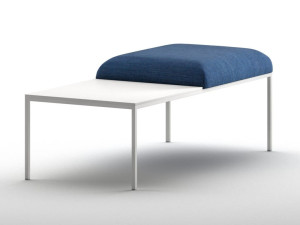 Модульная мягкая скамейка из ткани