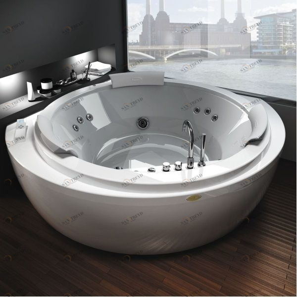 Ванна угловая с гидромассажем "BASE" Nova Corner 9H43-557A Jacuzzi 9H43557A