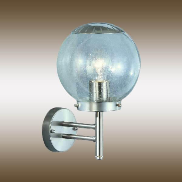 Уличный настенный светильник 33х22х20 см никель Bowle II 3180 GLOBO BOWLE II 00-3895557 Никель Ceramica Globo  - Вид №1