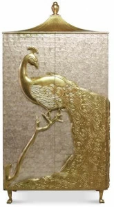 KOKET Шкаф с сусальным золотом Camilia