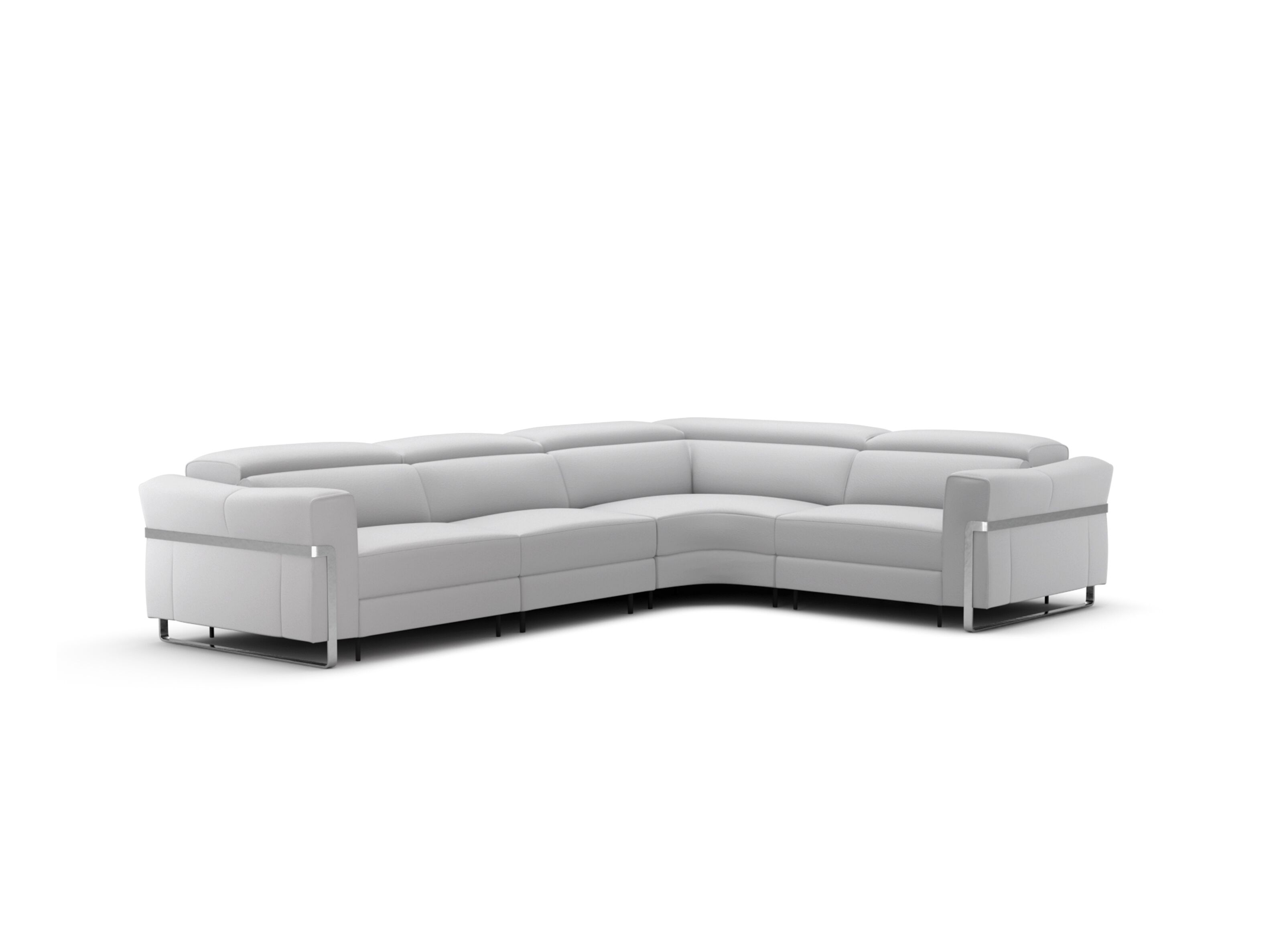 Угловой диван с откидной спинкой из ткани Natuzzi Italia Fidelio ARCH-00044031 - Вид №1