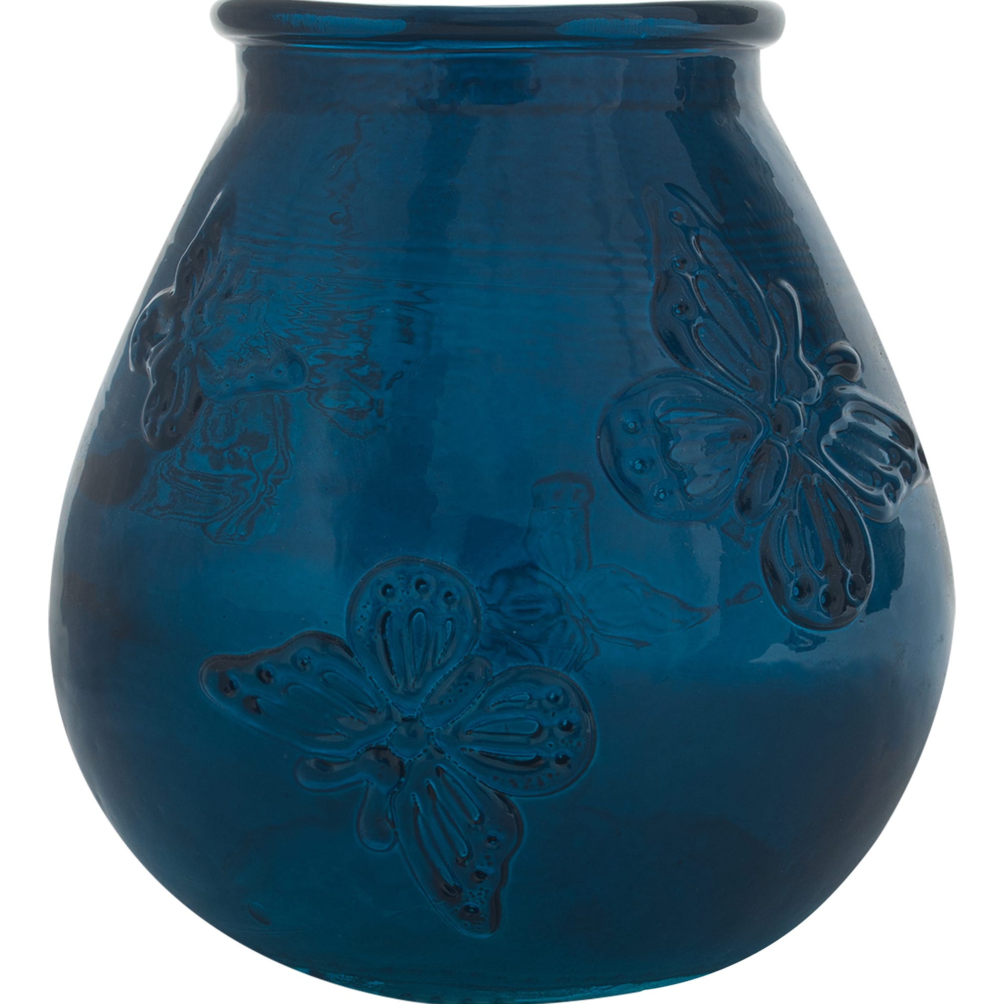 82223435 Подсвечник «Бабочки», цвет прозрачный тёмно-синий Santreyd 