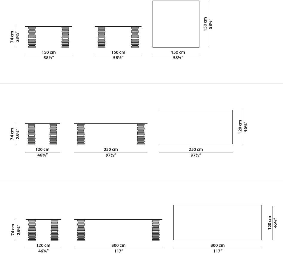 BAXTER Квадратный стол Bidu sun-id-1423499 - Вид №2