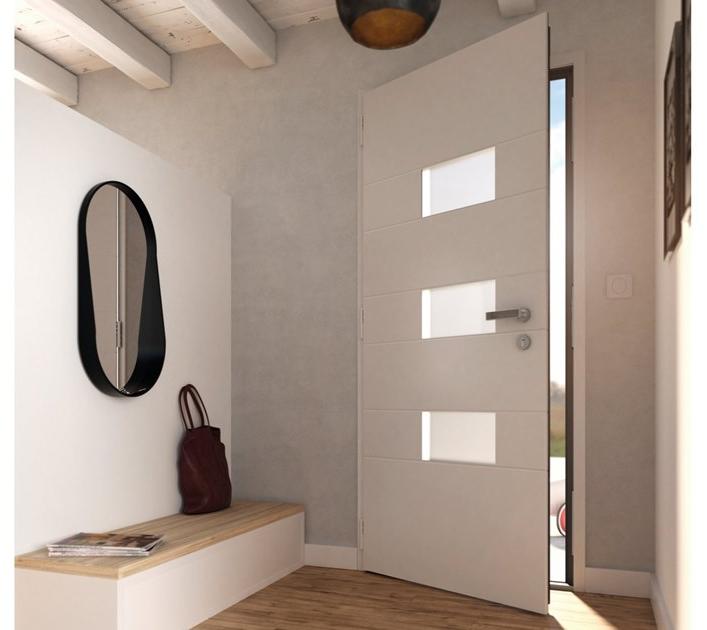 K•LINE Алюминиевая входная дверь sun-id-1429585 - Вид №1