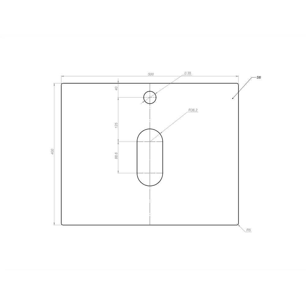 Столешница для ванной комнаты KONSENSA Бруклин 50x40 см стекло цвет черный Столешница стеклянная Бруклин 50, черн STLM-2198346 - Вид №3