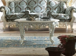 Modenese Gastone Низкий деревянный журнальный столик Deluxe